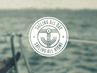 Sailing brand graphic design identity logo