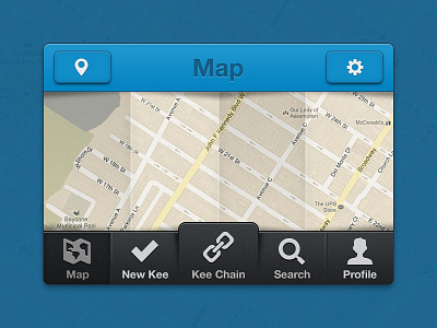 Map apple application graphic design ios iphone map mobile ui user interface