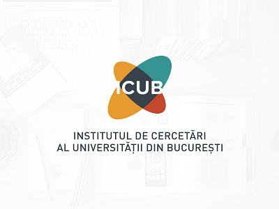 ICUB Identity blue graphic design identity logo red research university yellow