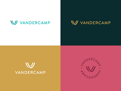 Vandercamp Identity custom graphic design identity logo mark shirt symbol typography