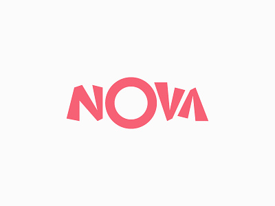 Nova Identity custom type graphic design identity letters logo logotype