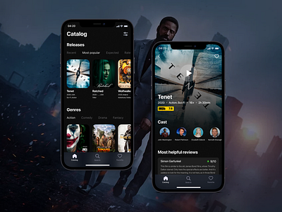 Streaming service mobile app