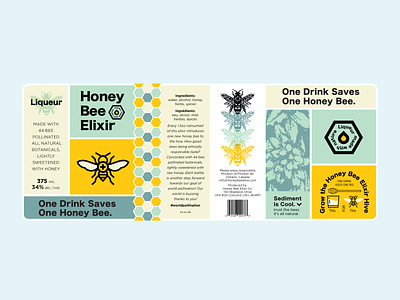 HoneyBeeE Lab 375ml Dribbble