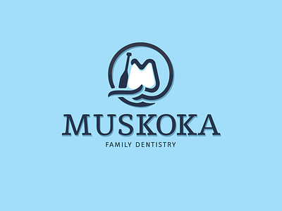 Muskoka Family Dentistry Logo branding dental logo