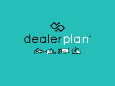 Dealerplan Bc Dribbble branding financial logo