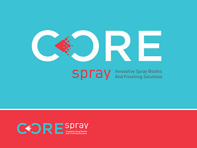 Corespray Logo branding logo spray solutions