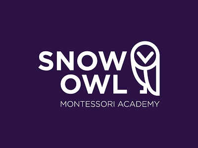 Snow Owl academy barrie branding break down logo logo design media owl school