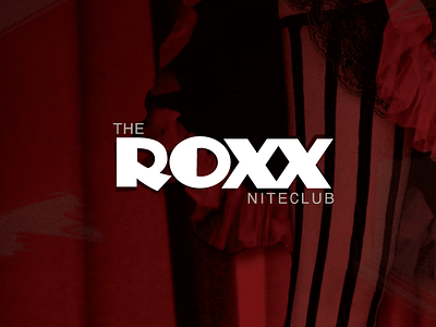 The Roxx bar barrie branding break down club logo logo design media night nightclub roxx