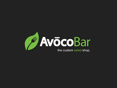 AvocoBar avocado branding business cards healthy leaf logo salad thain creative