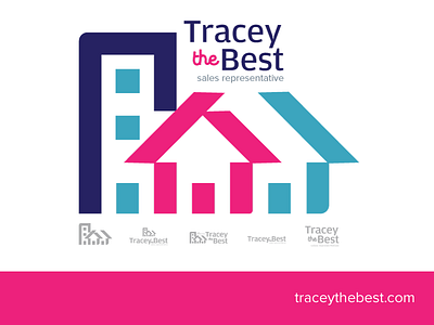 Tracey the Best apartment branding business cards house houses logo real estate realtor sell thain creative