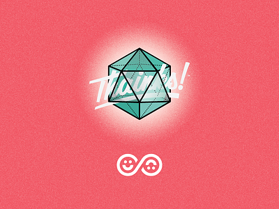 Thainks! & Icosahedron Logo branding branding agency icosahedron logo thain creative thainks!