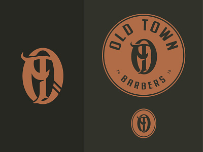 Old Town Barbers #1 branding design graphic design logo logo design