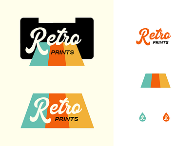 LogoCore - 10 - Retro Prints 30daylogochallenge logo logo design logochallenge logocore logodesign retro retro prints