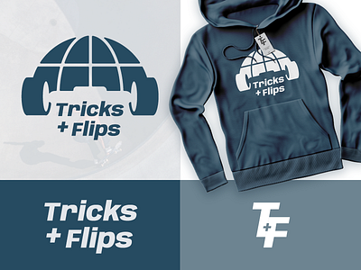 LogoCore - 23 - Tricks & Flips 30daylogochallenge apparel brand branding design logo logo design logochallenge logocore logodesign skate skateboard skateboarding tricks and flips