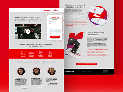 Banwire for Rackspace - Landing page design bank ui design finance graphic graphic design interface landing ui visual visual design web web design webpage