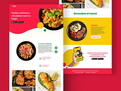 2Food - Landing page