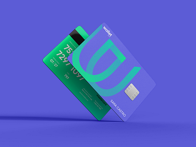 Plastic Card Design - Wallet by Finz app brand branding card credit card debit design graphic graphic design print product visual visual design wallet