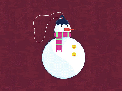Snowman | 07 adventcalendar artist christmas color design flat flatillustration illustration illustrator photoshop snowman xmas