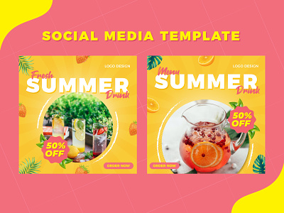 Social Media Template banner design designer feed graphic design instagram socialmedia template