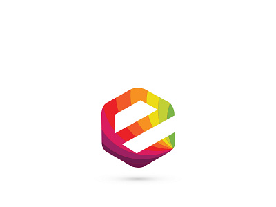 Logo Epic branding company brand logo concept design gradient design logo simple design