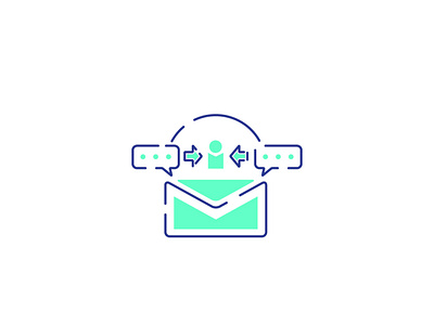 email icon adobe illustrator art artwork color design designer flatdesign icon icon design illustration