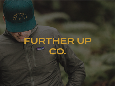 Further Up Co. apparel embroidery ferns gold hat lifestyle lifestyle brand trees woods