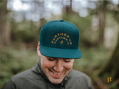 Further Up Co. Hat embroidery ferns gold green lifestyle lifestyle brand trees woods