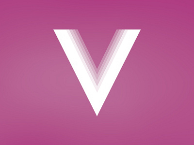 VH Music branding fade logo minimal pink