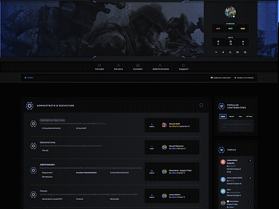 IPS 4.4 Theme [Template] for gaming #CallOfDuty