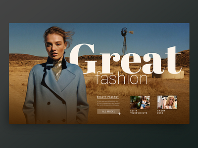 Fashion - Concept Exploration branding design ui ux web website