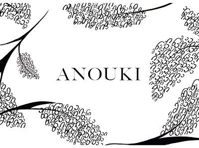 CAMPAIGN FOR ANOUKI FW 17 RUNWAY anouki design flower flowers illustration invitation logo typography typography art