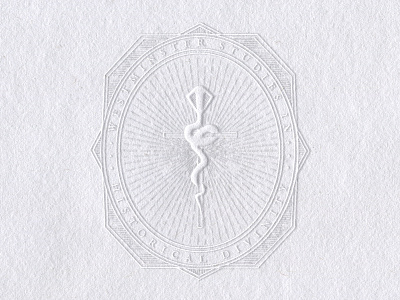 Old-timey Printers Mark Reimagined book book design bronze cross design embossed illustration logo logo design logodesign mark printer serpent