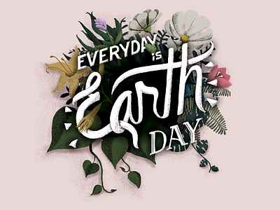 Mother, make me a big tall tree design digitalart earthday illustration lettering photoshop typography