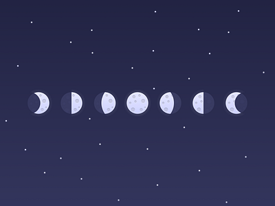 Moon Phases figmadesign illustration moon