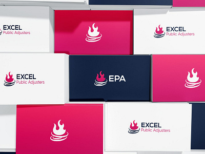 Excel Public Adjuster branding design icon illustration illustrator logo minimal vector