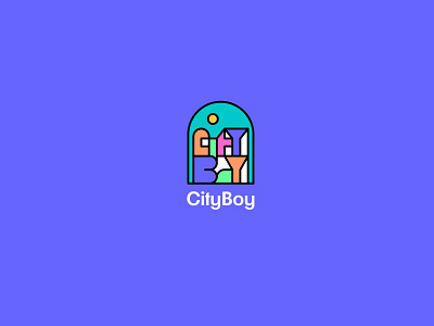 CITY BOY branding design icon illustration illustrator logo minimal vector