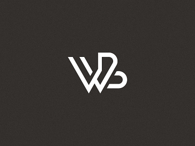 WB Monogram Logo brand brandind branding and identity clean graphic design graphic designer lettermark logo logo design minimal monogram monogram logo typogaphy vector