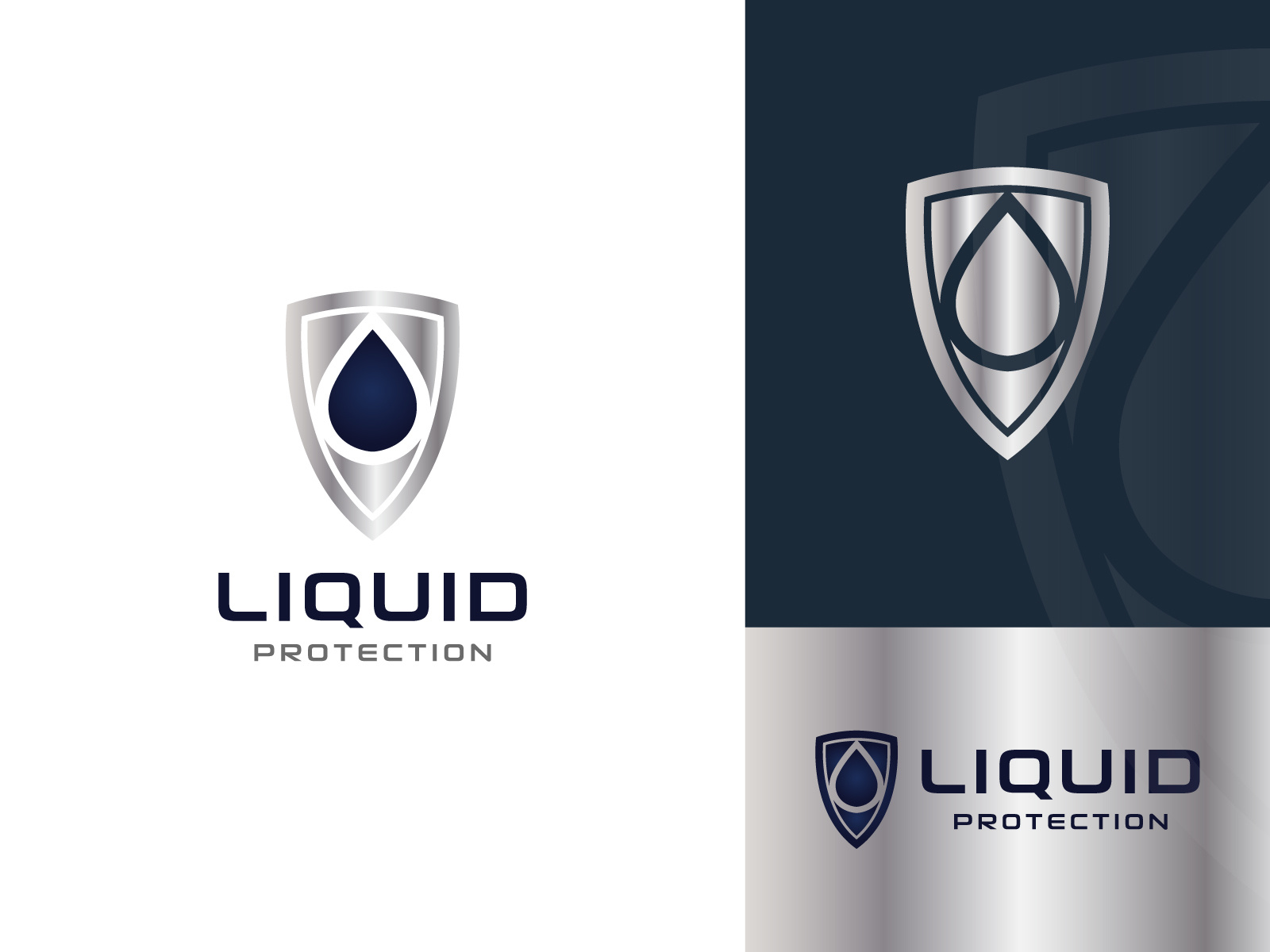 Liquid Protection Logo by Lanof Design on Dribbble