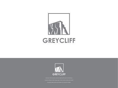 Greycliff Logo abstract brand brandind branding and identity clean cliffs graphic design graphic designer grey logo logo design nature outdoor production production company