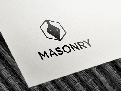 Masonry Logo Design brand brandind branding and identity clean construction graphic design graphic designer logo logo design masonry minimal vector
