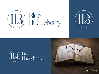 Glasess Logo - Blue Huckleberry brand branding and identity clean elegant eye care glas glasess graphic design graphic designer logo logo design modern optics trend vintage visual identity