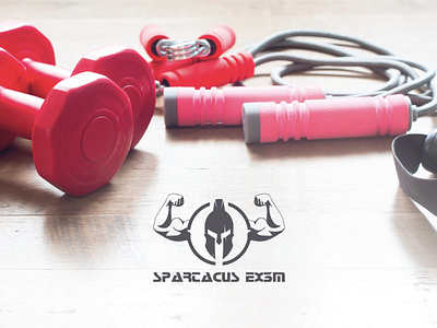Spartacus Ex3m Gym Logo Design