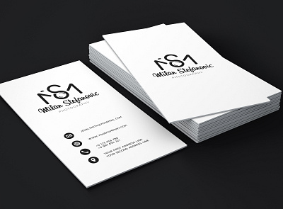 MS Photography business card design abstract brand brandind branding and identity business card business card design business cards camera camera icon clean graphic design graphic designer logo design minimal minimalistic photograhy photography logo