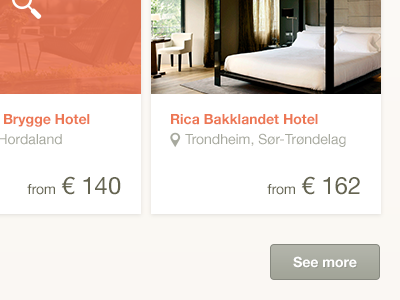 [Rebound] Featured hotels boutique clean featured hotels norway rockyard user interface ux web design website