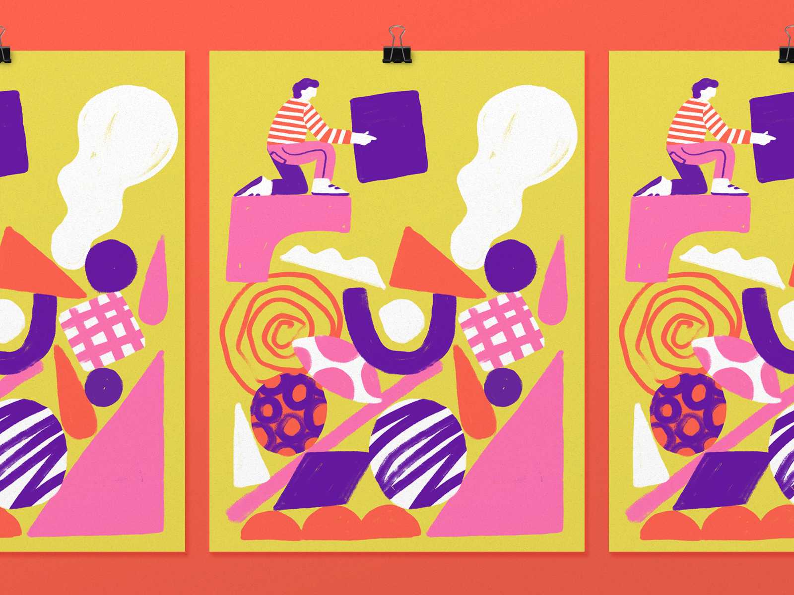 Mind at work - Full illustration by bruno moncada on Dribbble