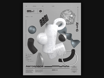 Aerospace 👨🏻‍🚀 Poster 3d c4d cinema 4d illustration poster print render space