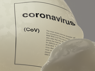 Coronavirus Exploations 3d cinema 4d cinema4d health illustration medical render