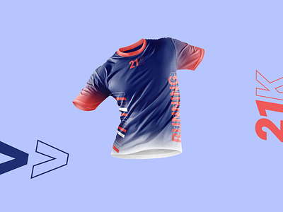 Diseño de indumentaria deportiva para maratón diseño logo ux