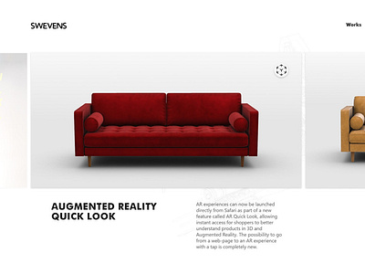 WebXR - Augmented Reality ARKit Quick Look webdesign website