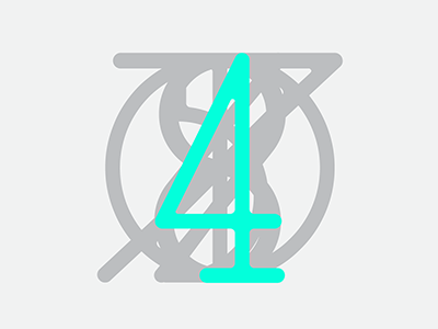 [Cuatro] 4 cuatro font i iam letter newletters pablo moreno pmostudio type typography